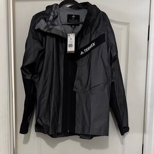 Adidas Terrex Black and Gray Ski Jacket